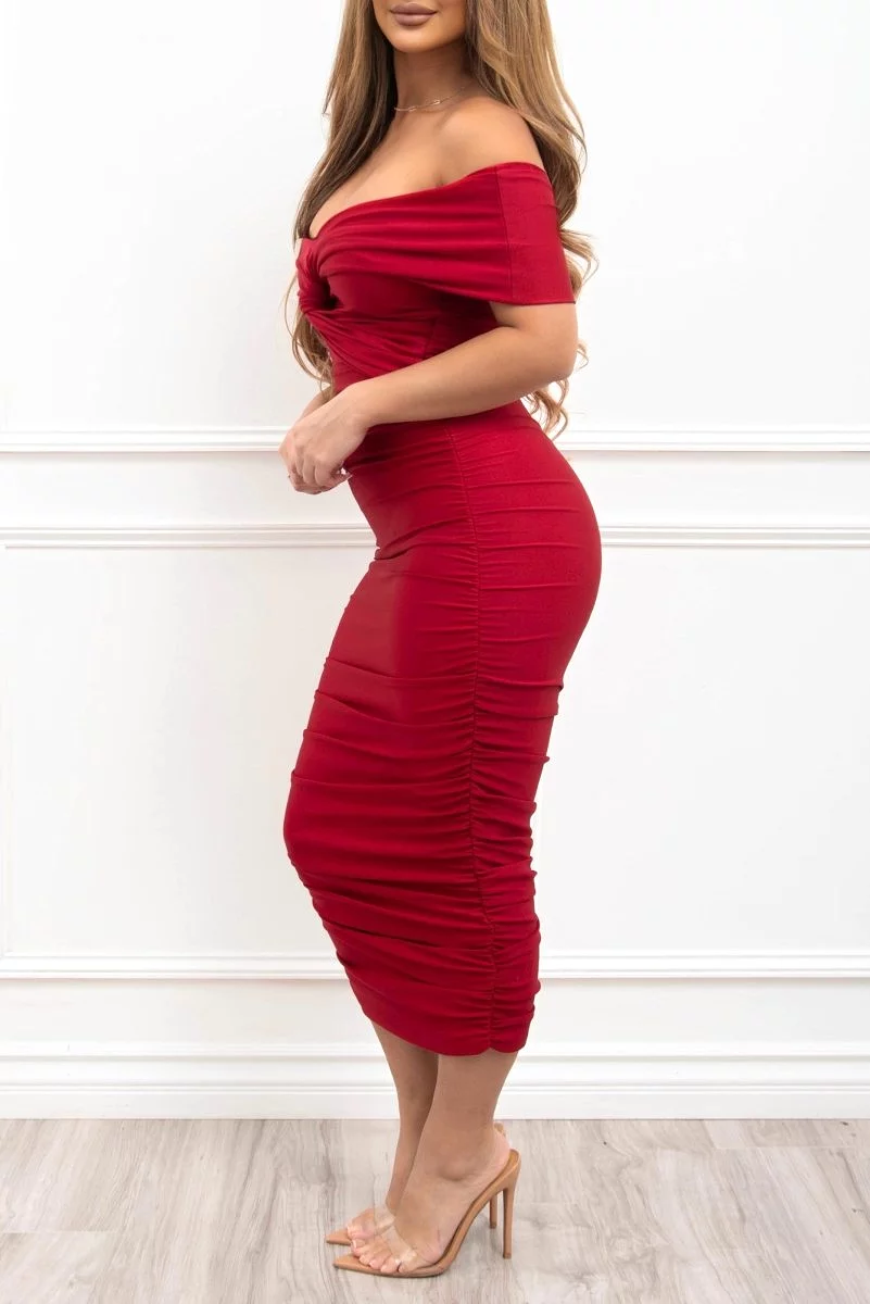 Adelle Dress Red