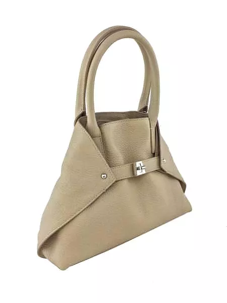 Akris Little Ai Convertible Leather Tote Bag