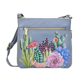 Anuschka Expandable Travel Crossbody Handbag 550 - Desert Garden