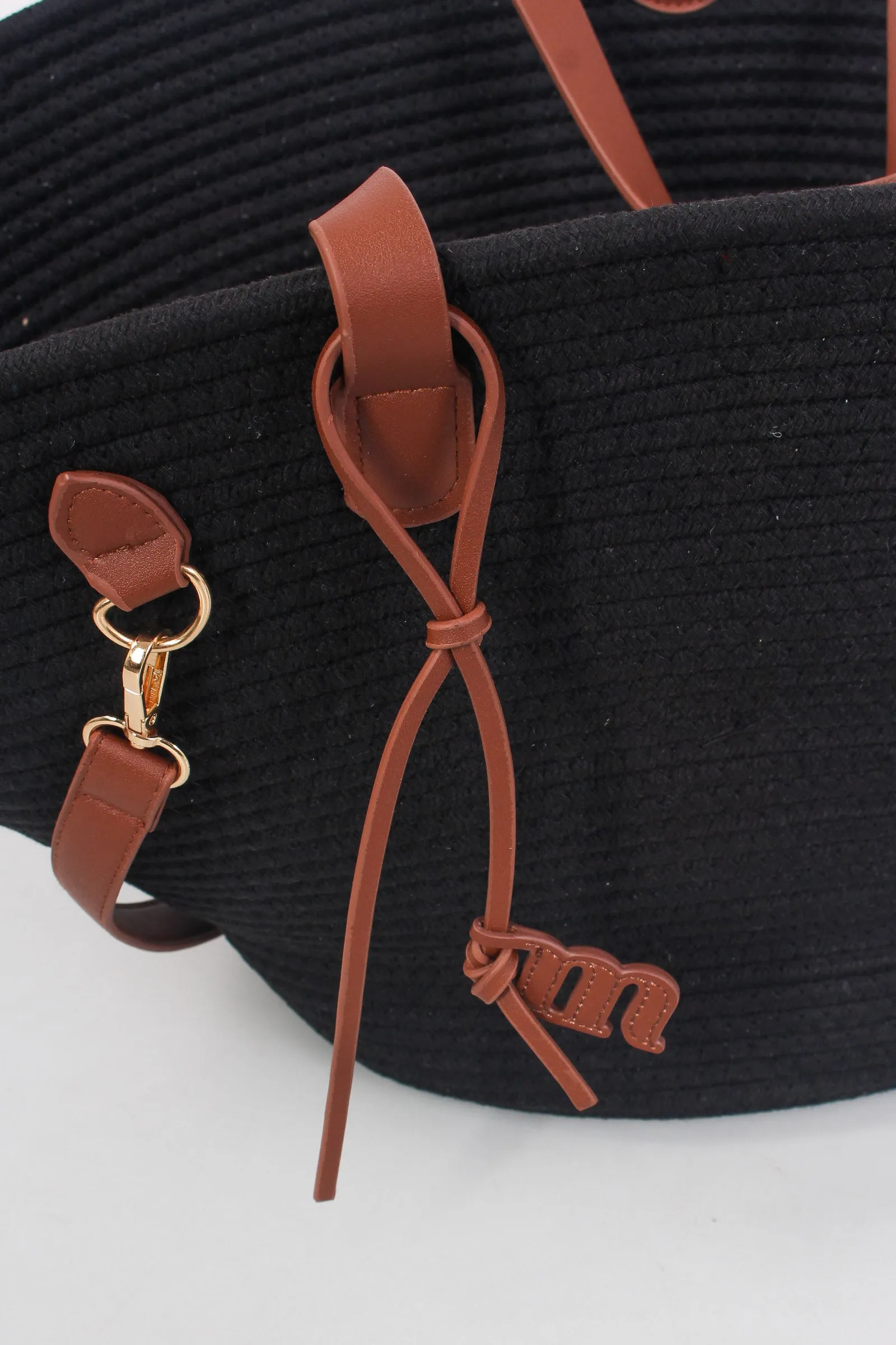 Borsa Mare Canvas Nero