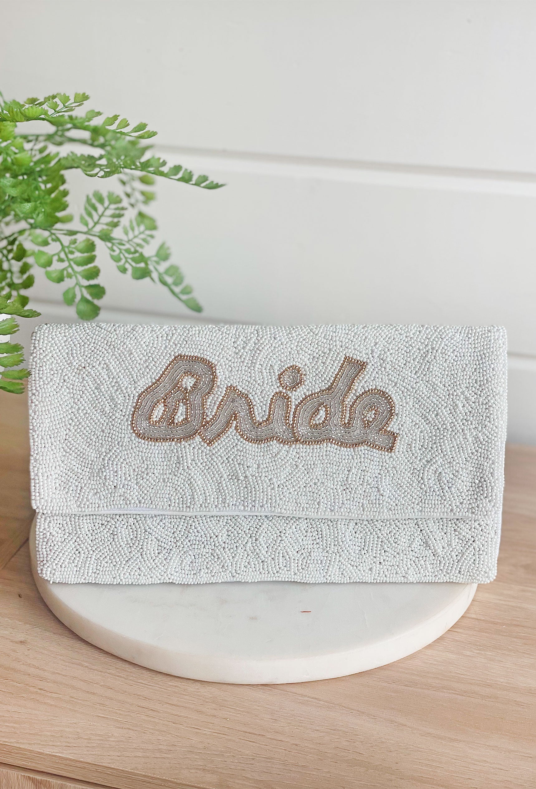 Bride Beaded Clutch