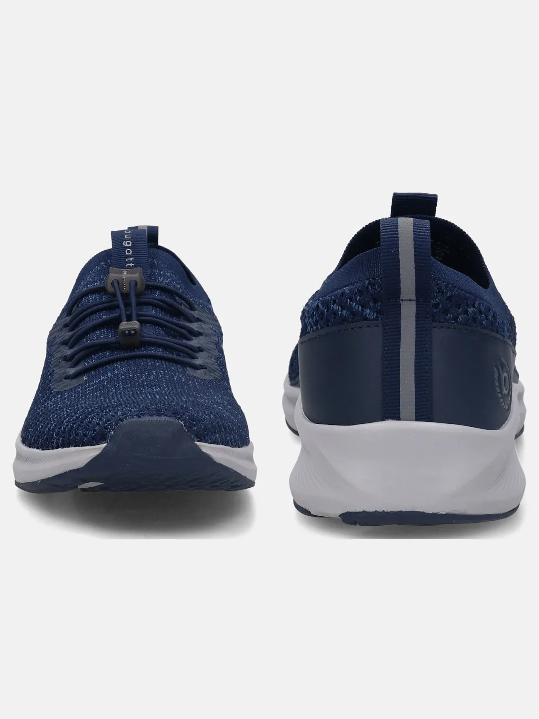 bugatti Dark Blue & Grey Athleisure Sneakers