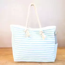 Canaveral Tote in Blue/White