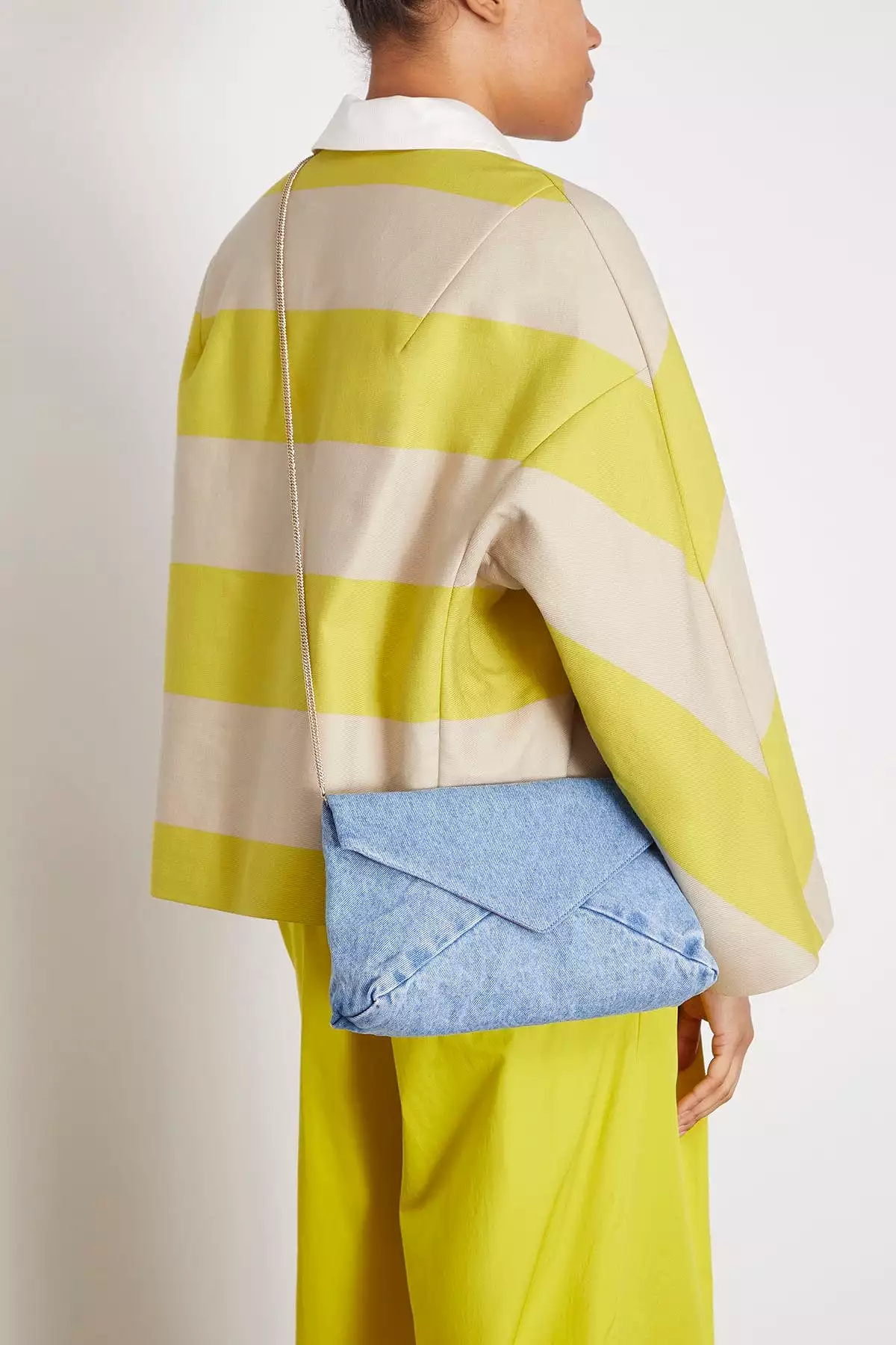 Capacious Hand Bag in Light Blue