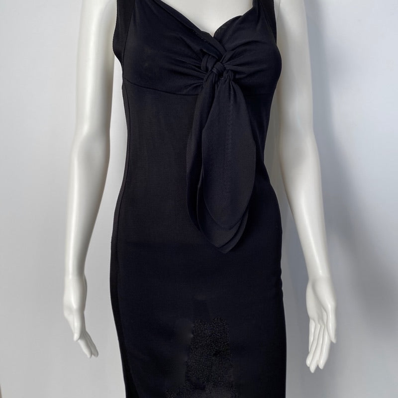 Chanel NWT 10P, 2010 Spring Black Cocktail Dress FR 38 US 4