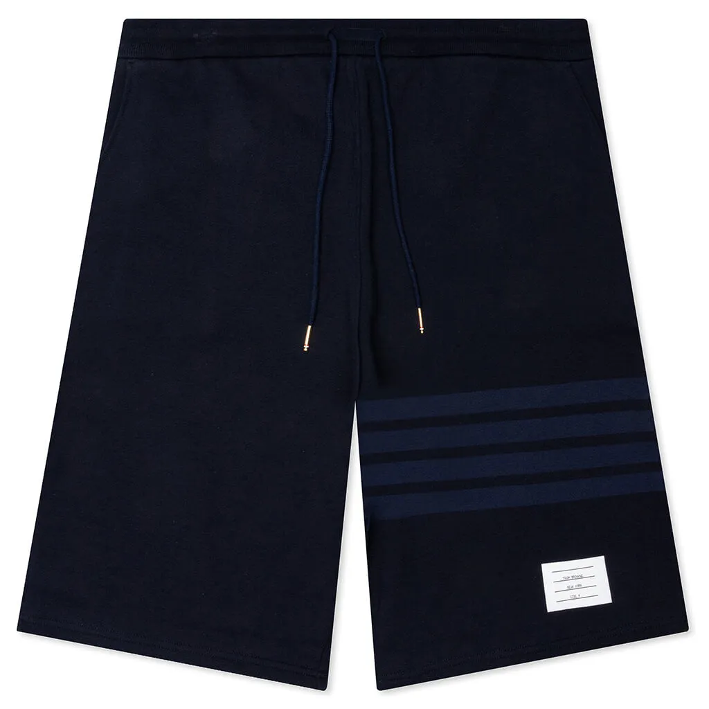 Classic Tonal 4 Bar Sweat Shorts - Navy