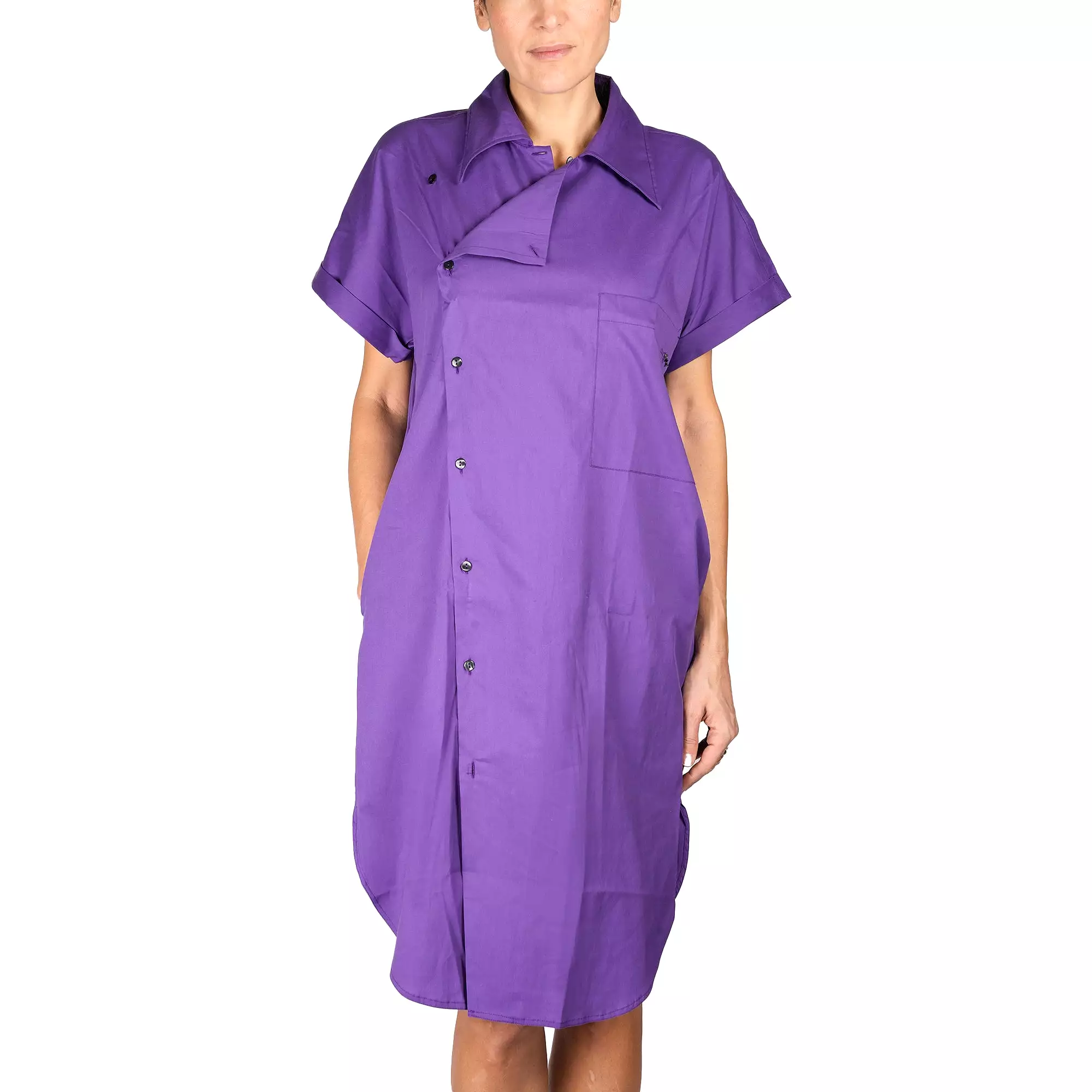 Cotton Dress Purple