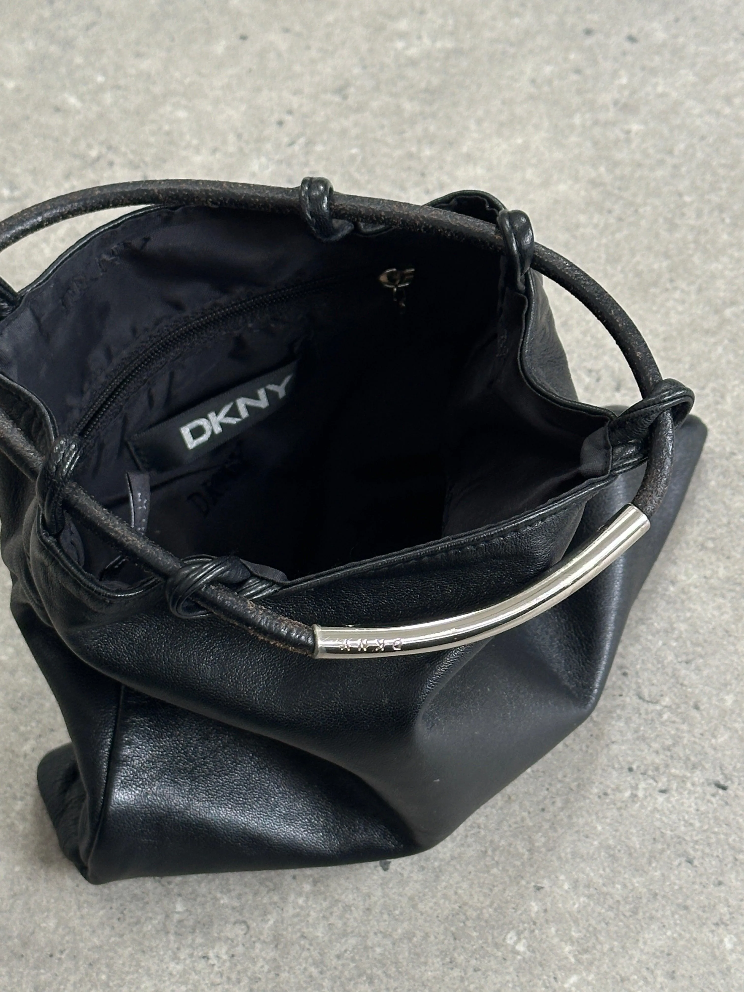 DKNY Soft Leather Clutch Bag