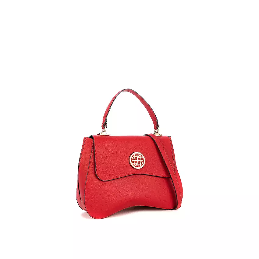 Dova Top Handle (L) Women's Bag - Red