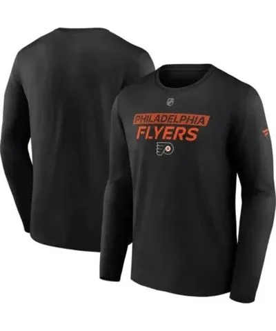 Fanatics Men's NHL Fanatics Philadelphia Flyers Authentic Pro Core Primary Long Sleeve T-Shirt