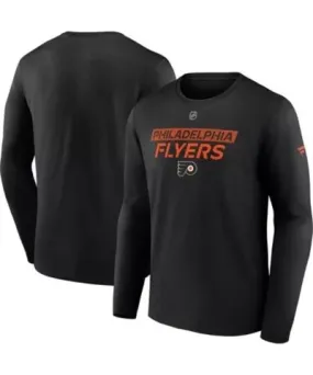 Fanatics Men's NHL Fanatics Philadelphia Flyers Authentic Pro Core Primary Long Sleeve T-Shirt