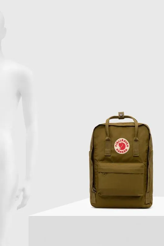 Fjallraven backpack Kanken green color