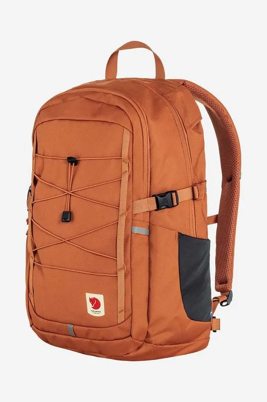 Fjallraven backpack Skule 28 orange color