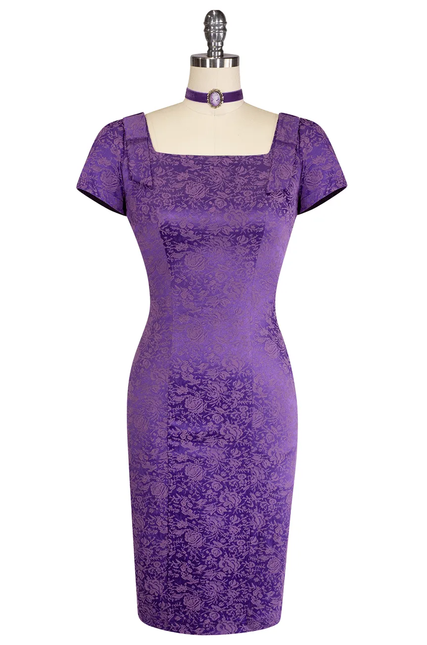 Florentine Brocade Wiggle Dress