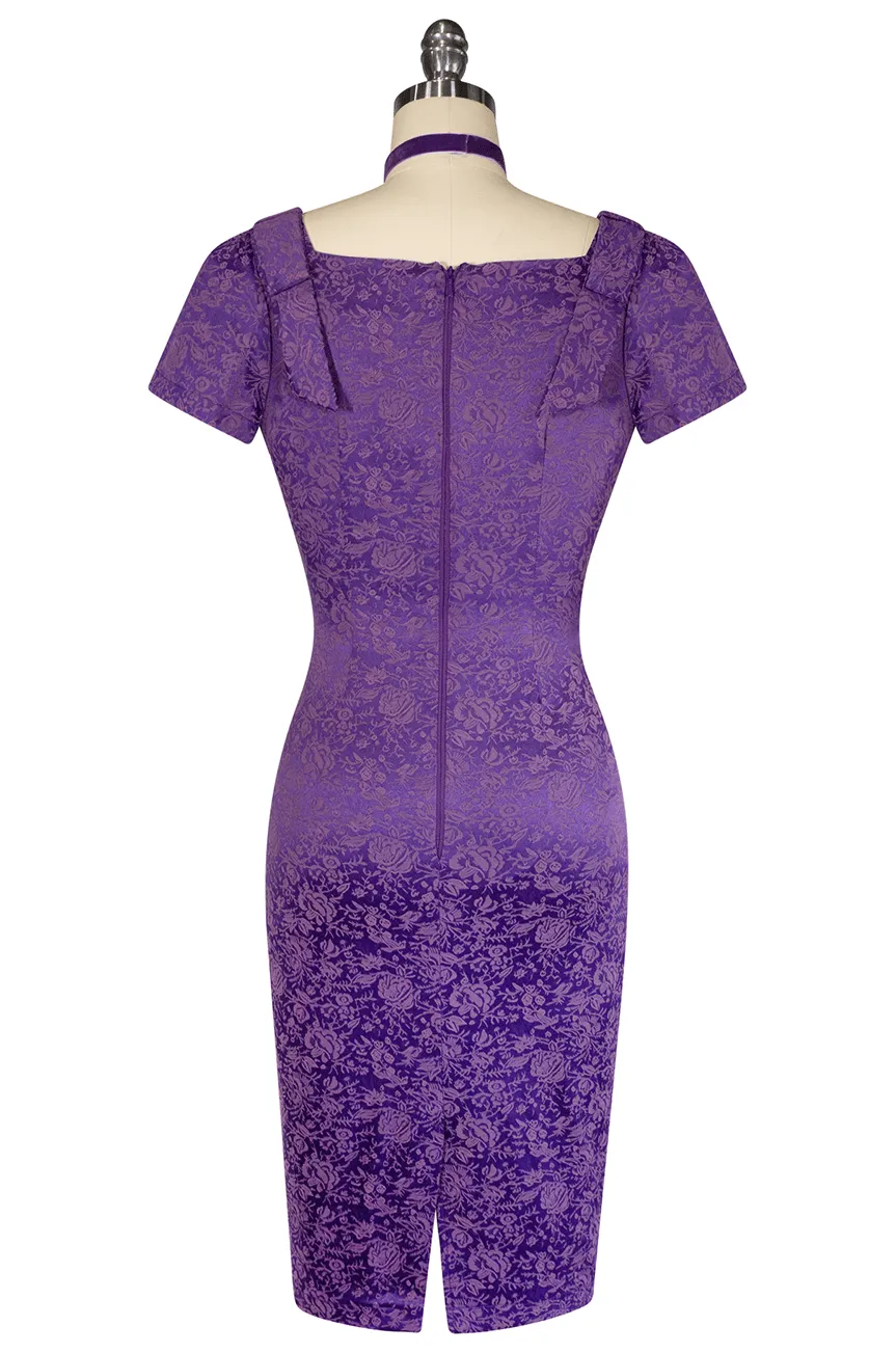 Florentine Brocade Wiggle Dress