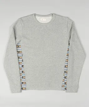 Folk Printed Panel Sweater