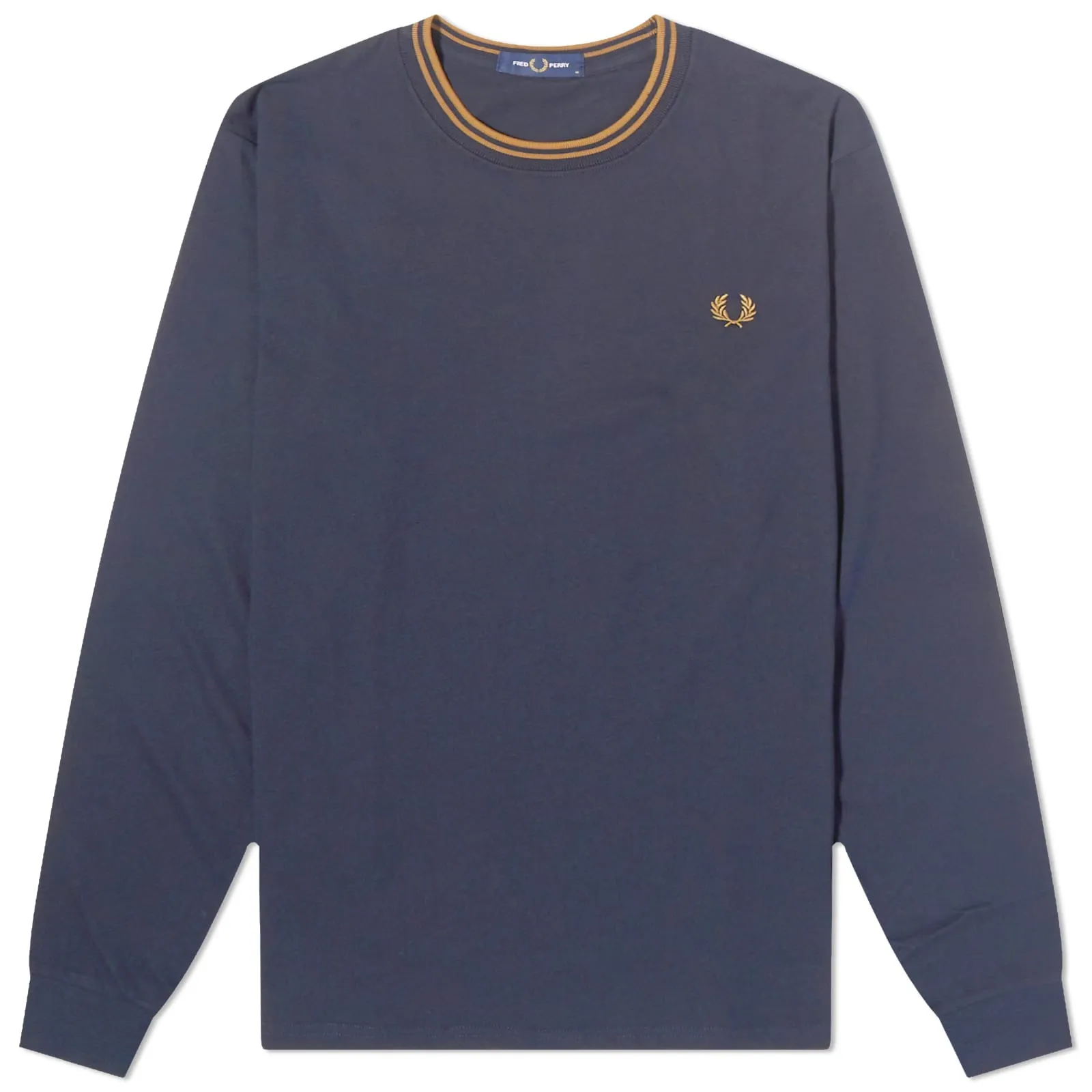 Fred Perry Long Sleeve Twin Tipped T-ShirtNavy