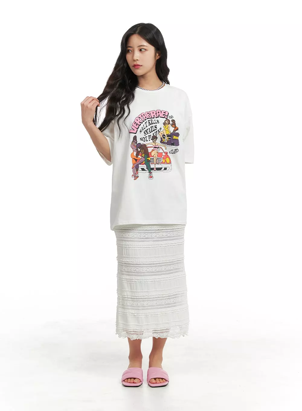 Graphic Oversized T-Shirt OM427