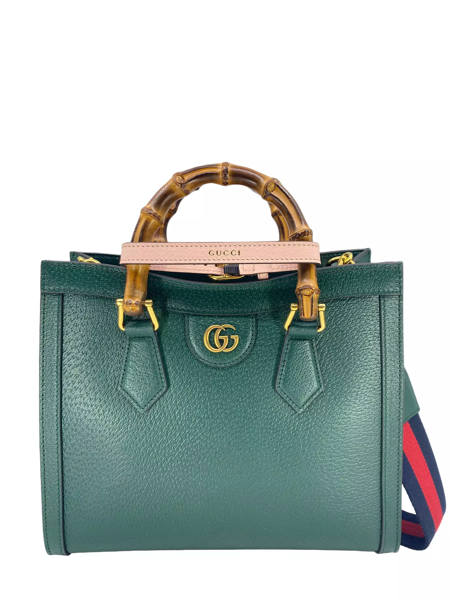 Gucci Diana Small Tote in Green