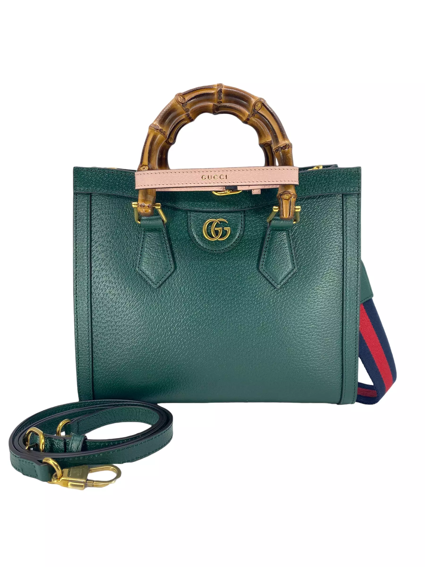 Gucci Diana Small Tote in Green