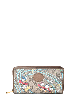 Gucci x Disney Donald Duck Continental Zip Wallet