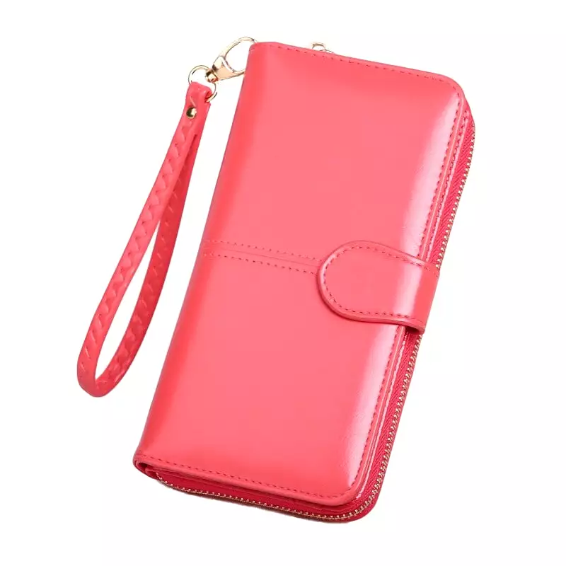 Haute Edition Women's Full Zip Wallet & Phone Holder With Wrist Strap