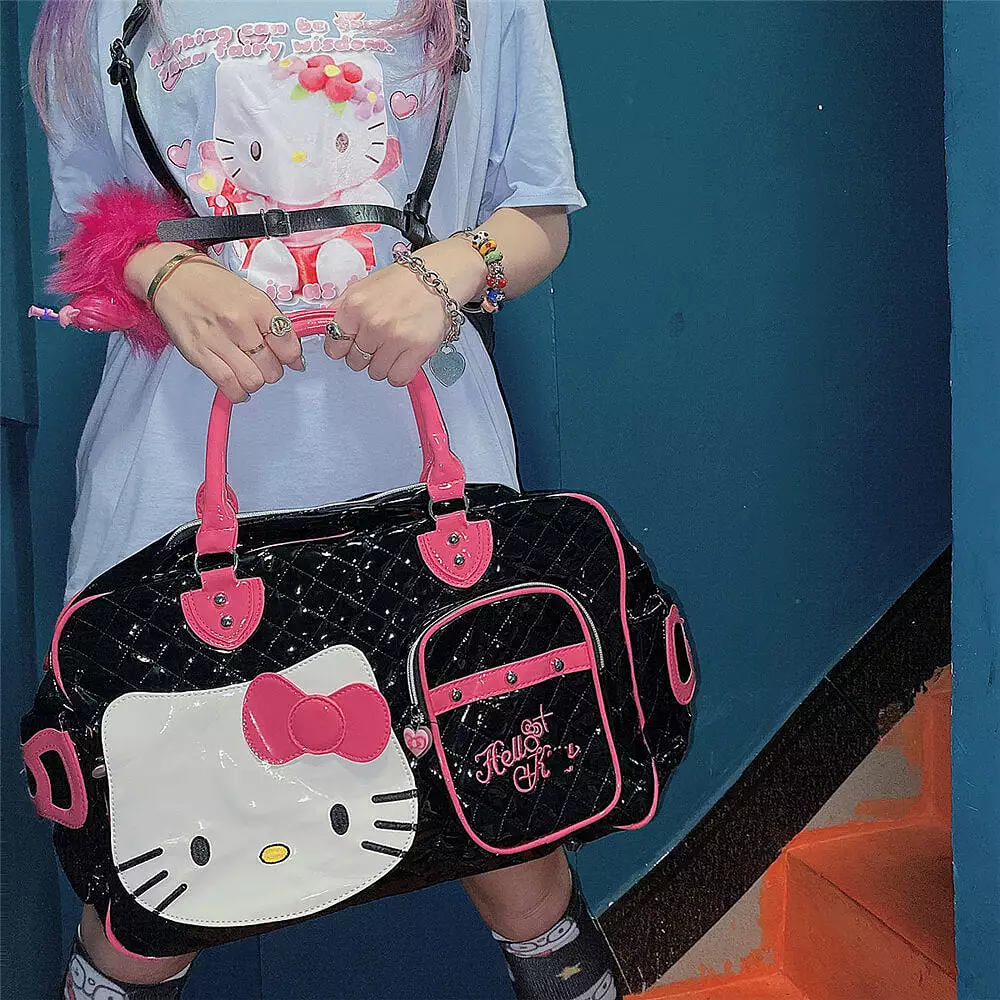 “HELLO KITTY”  PU HIGH-CAPACITY HANDBAG BY07289