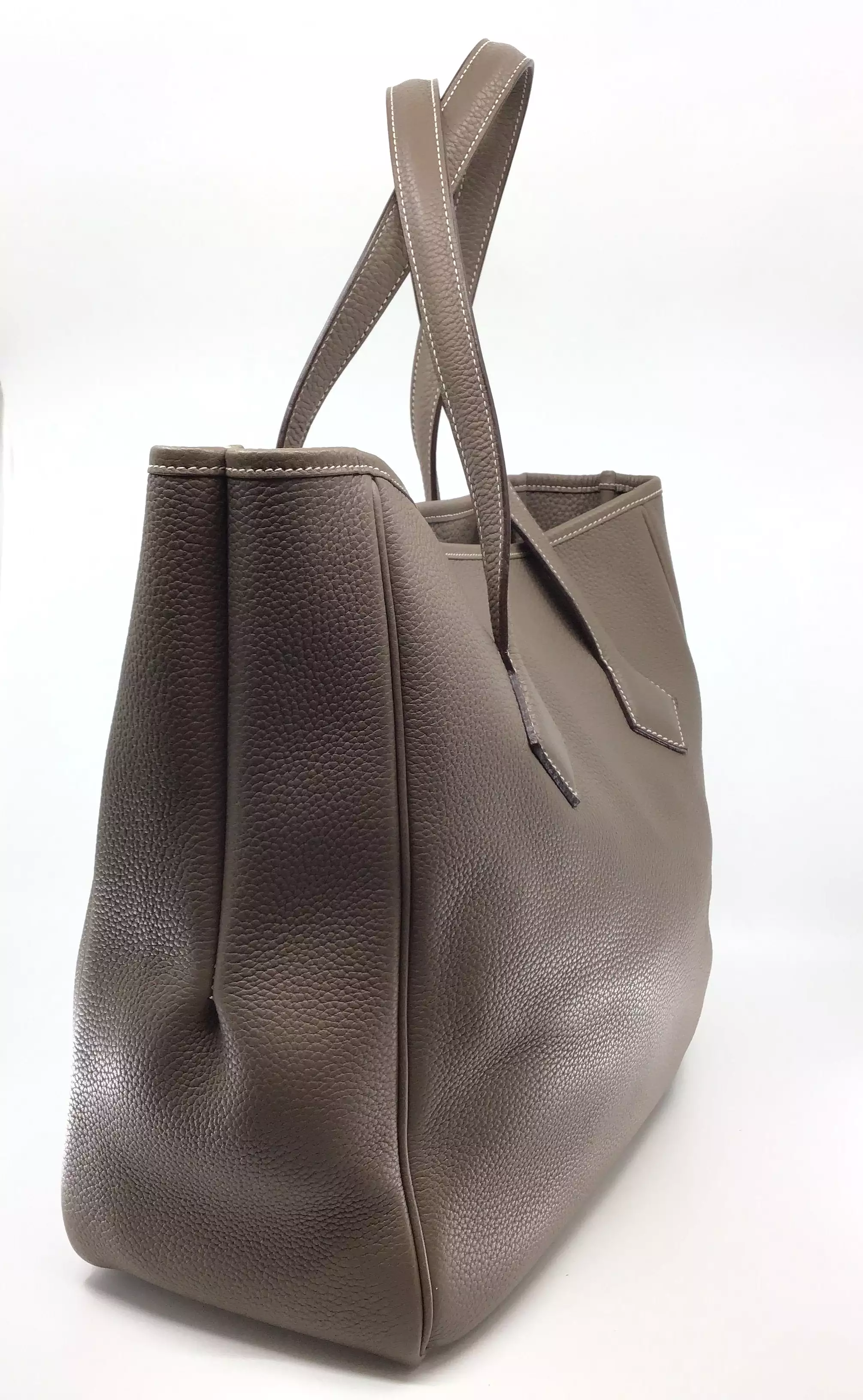 Hermes Victoria Cabas ll 32 Clemence Leather Tote