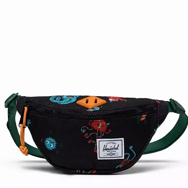 Herschel Heritage Hip Pack Little Herschel Monster Dance Black