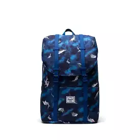 Herschel Sharks Mazarine Blue Retreat Youth Backpack