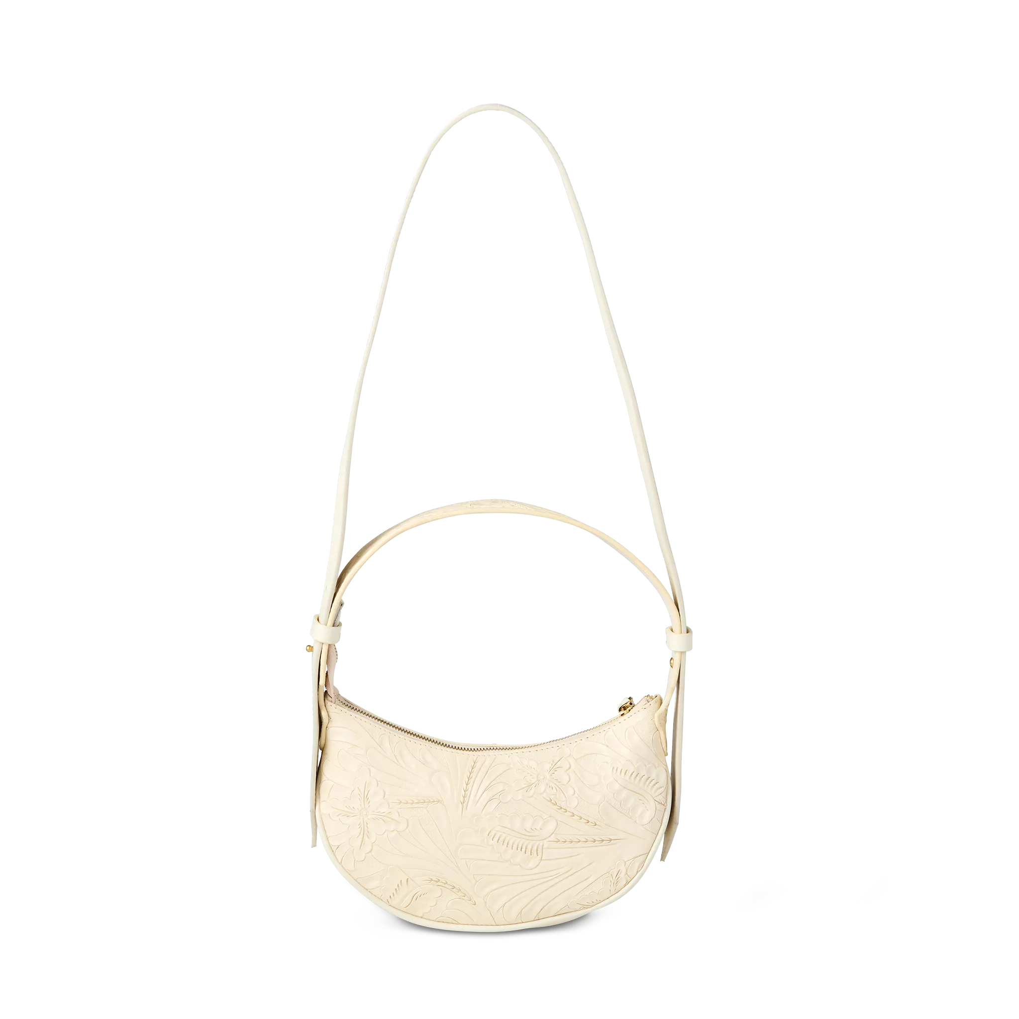 Intagliare Saddle Bag :: Glitz Cream