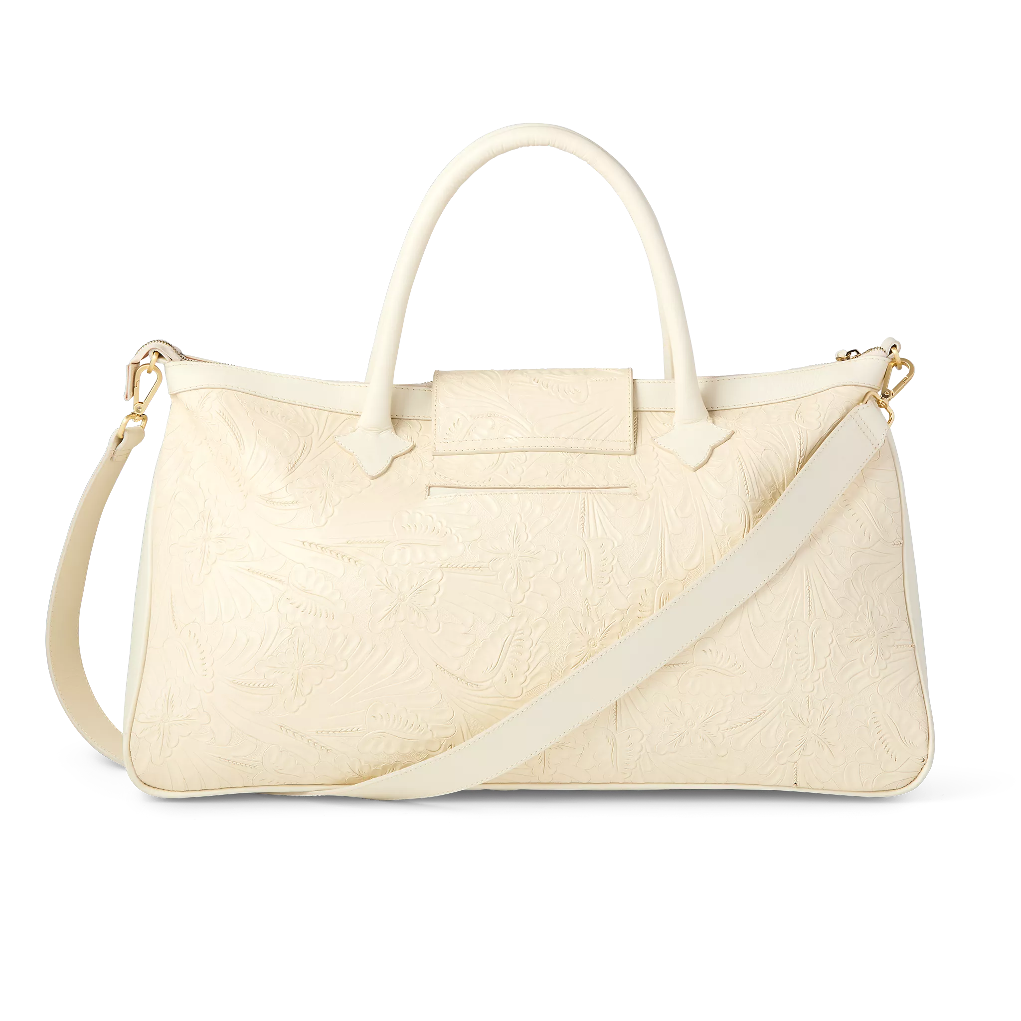 Intagliare Weekender Bag :: Glitz Cream