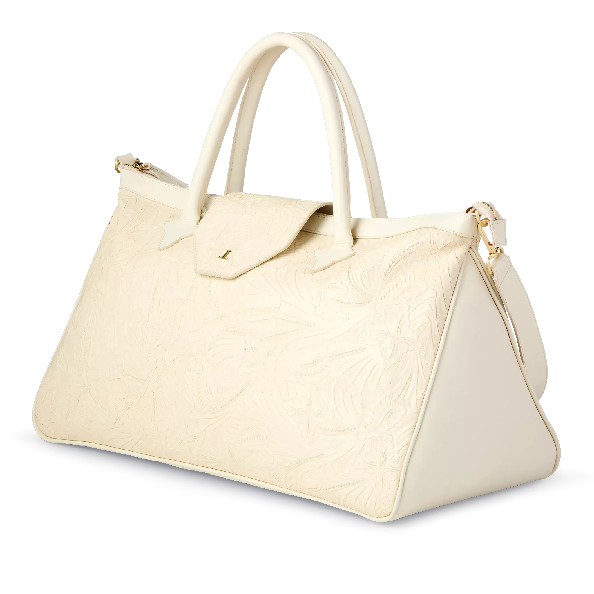 Intagliare Weekender Bag :: Glitz Cream