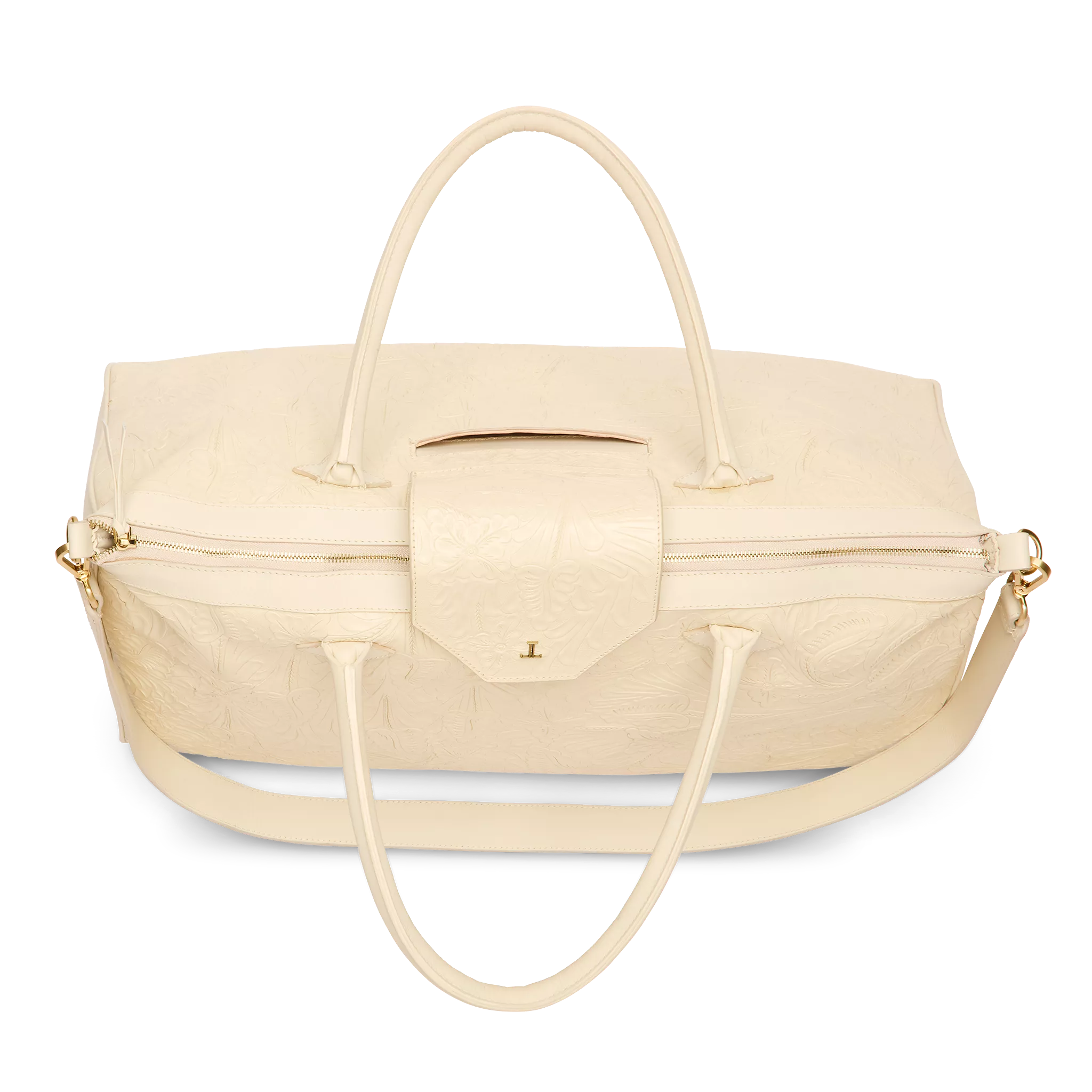 Intagliare Weekender Bag :: Glitz Cream