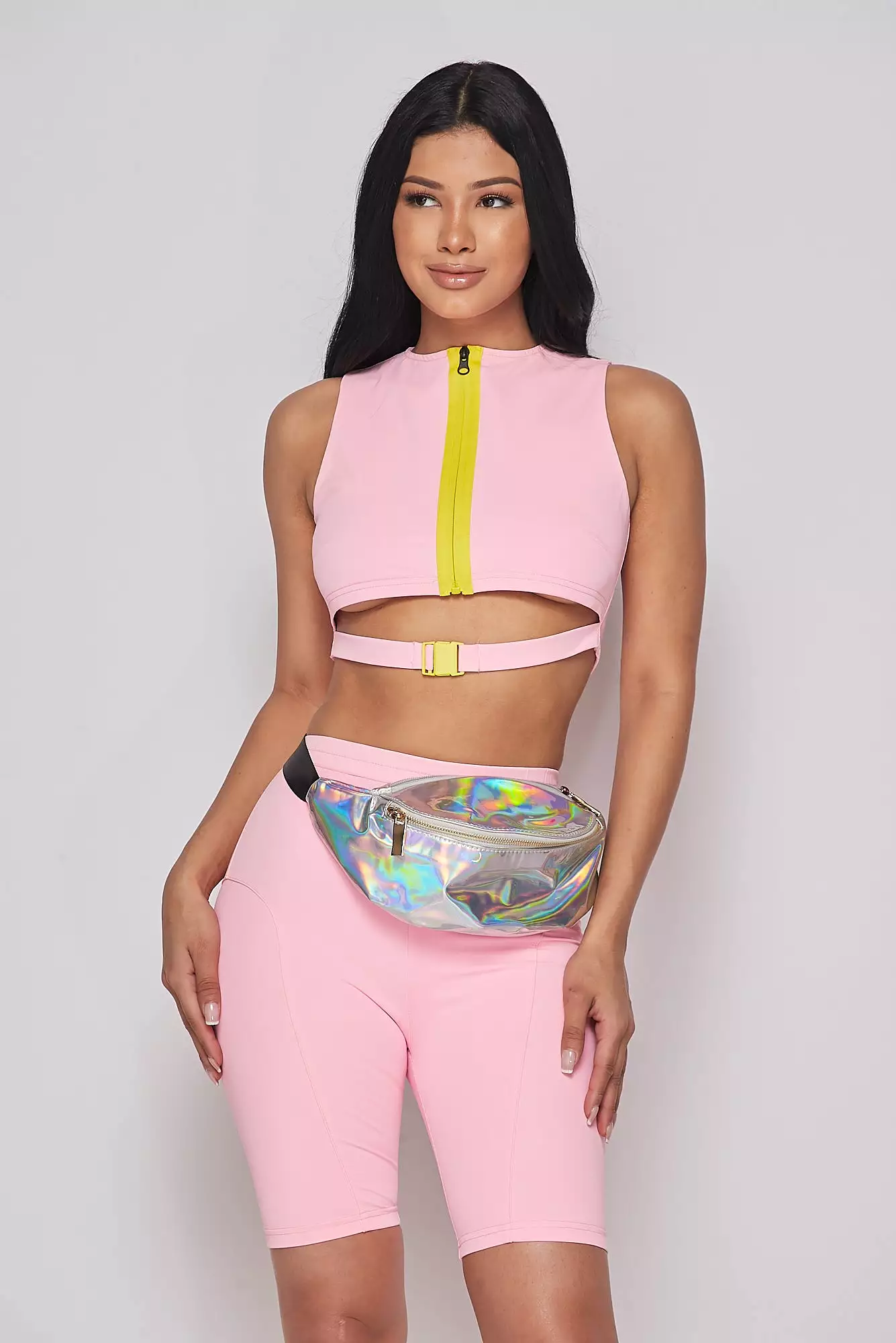 Iridescent Glossy Fanny Pack