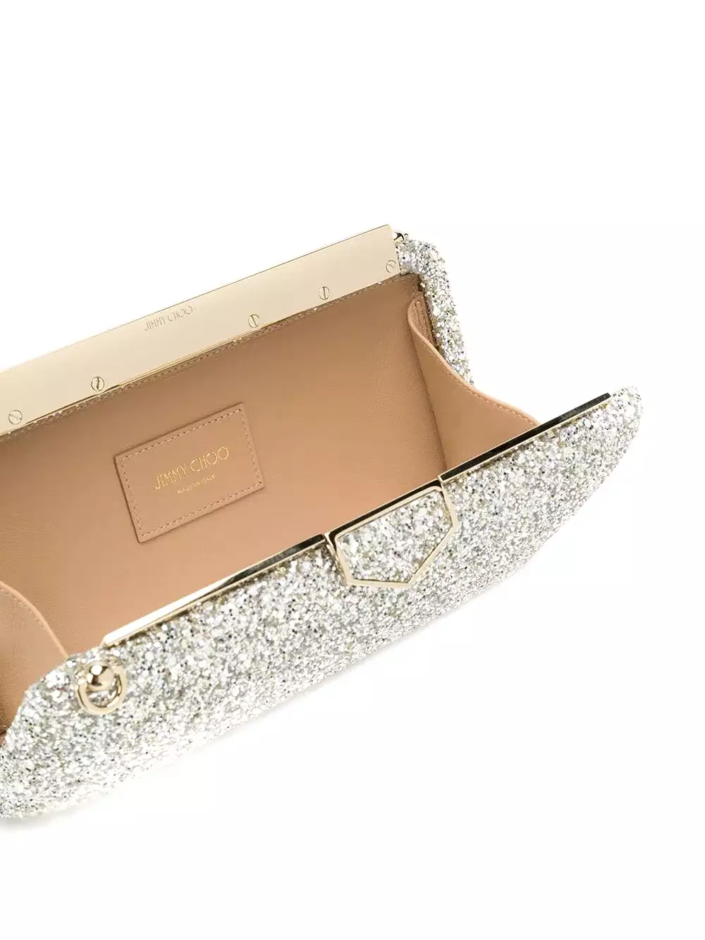 Jimmy Choo Ellipse sequin-embellished clutch