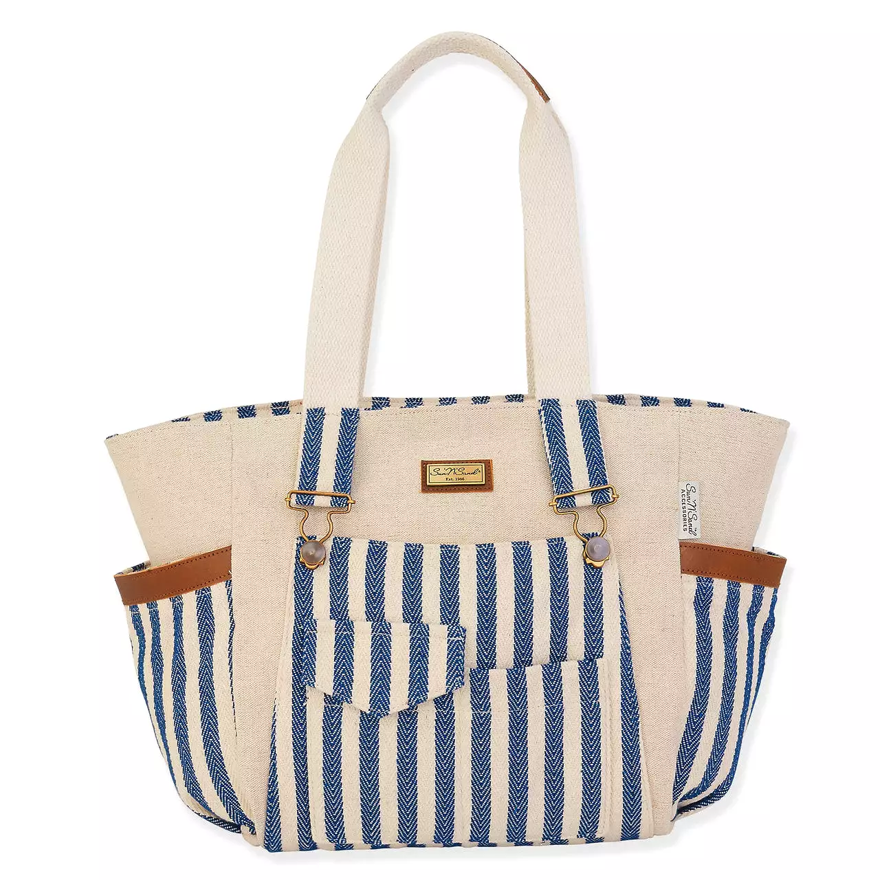 Jocelyn Shoulder Tote in Blue