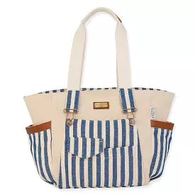 Jocelyn Shoulder Tote in Blue