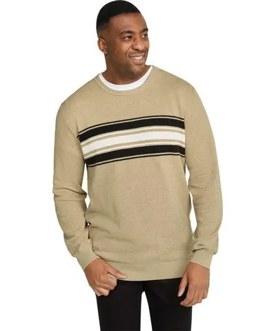 Johnny Bigg Men's Waffle Stripe Sweater