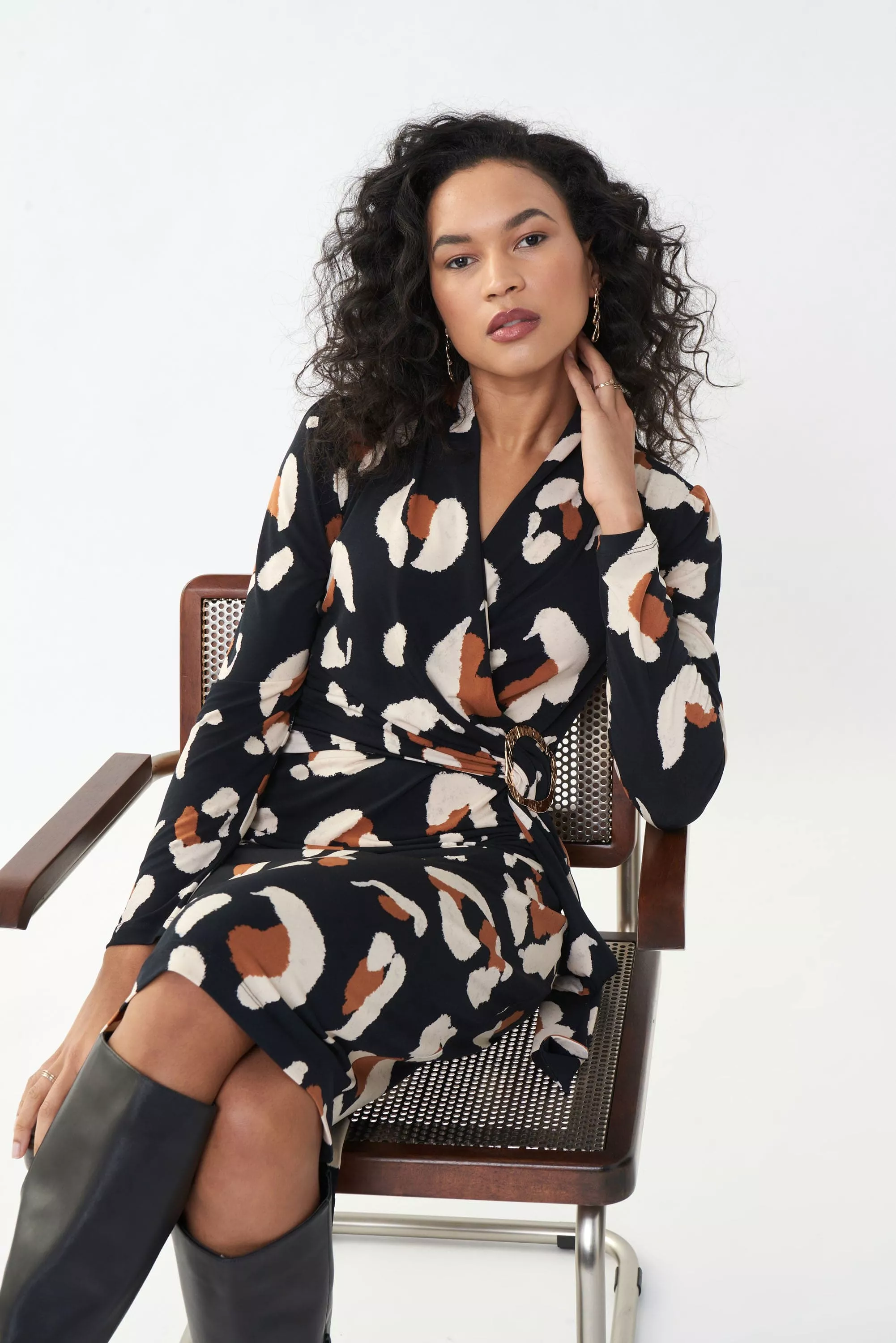 Joseph Ribkoff Animal Print Dress - 223036 (T)