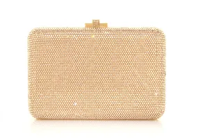 Judith Leiber Couture Judith Leiber Slim Slide Champagne Clutch Champagne Gold