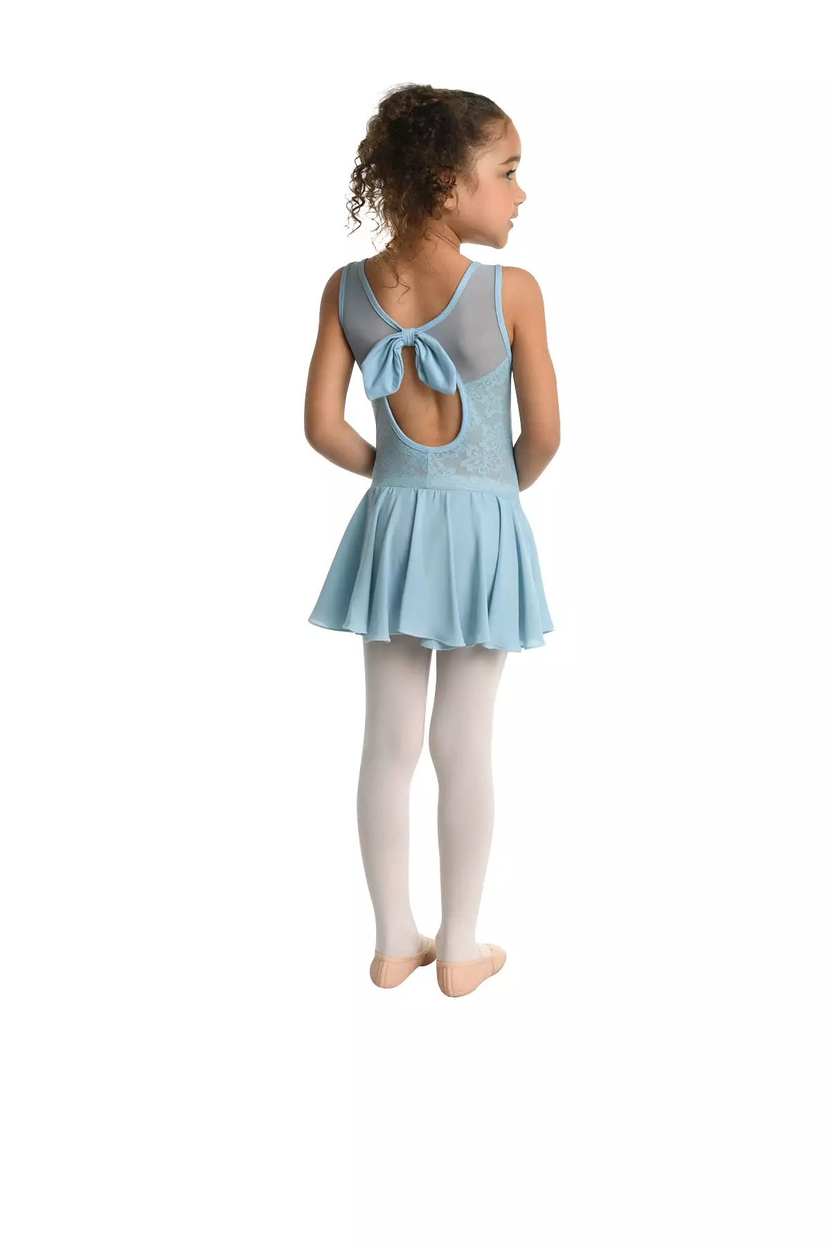 Kids Leanore Sweetheart Neck Dress