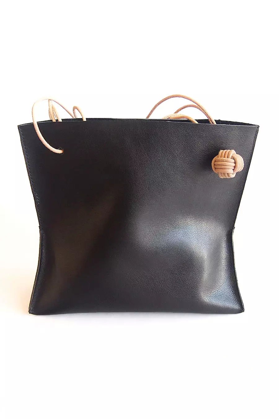 k(not) Tote in Black/Veg Tan