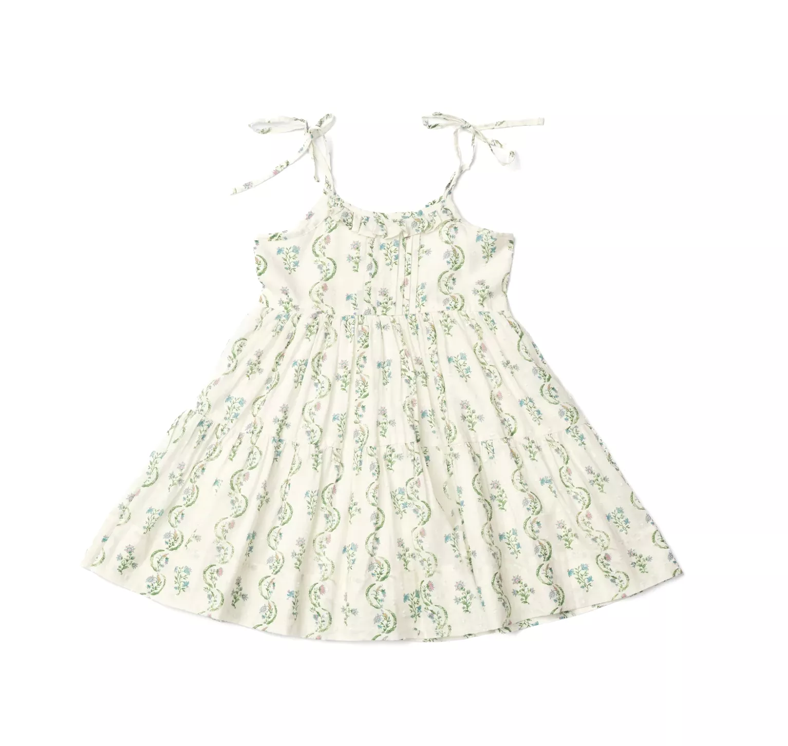 Lali - Floral Vine Print Ballet Dress