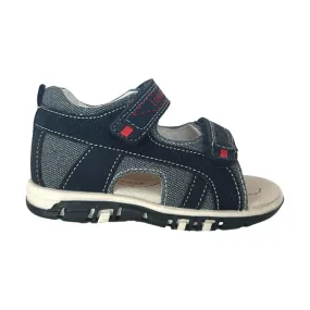 Lumberjack 421BILLY Sandali Bambino CANVAS-NOBESTO NUBUCK Blu