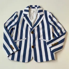 Marie-Chantal Navy And White Stripe Cotton Blazer: 8 Years