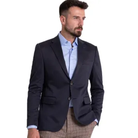 MCR Navy & Brown Herringbone Blazer