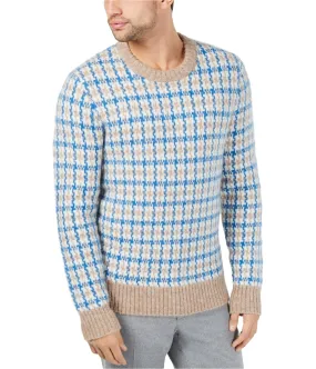 Michael Kors Mens Guncheck Pullover Sweater