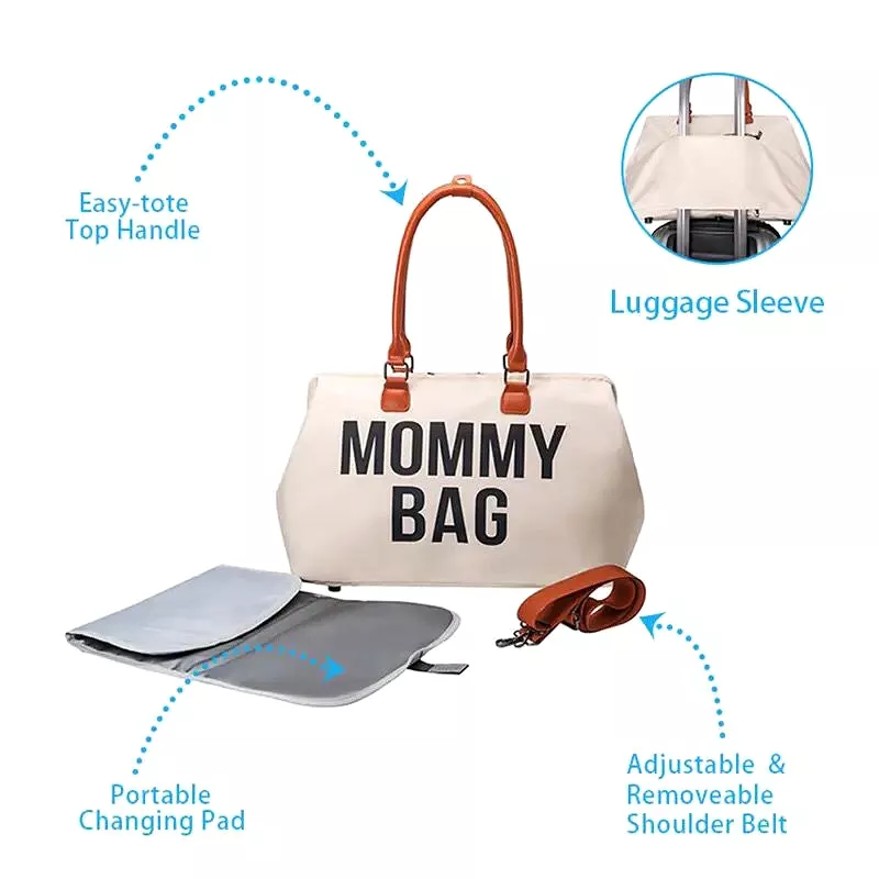 Mommy Bag Large Capacity Baby Diaper Bags Multifunction Mom Shoulder Handbag S4560099