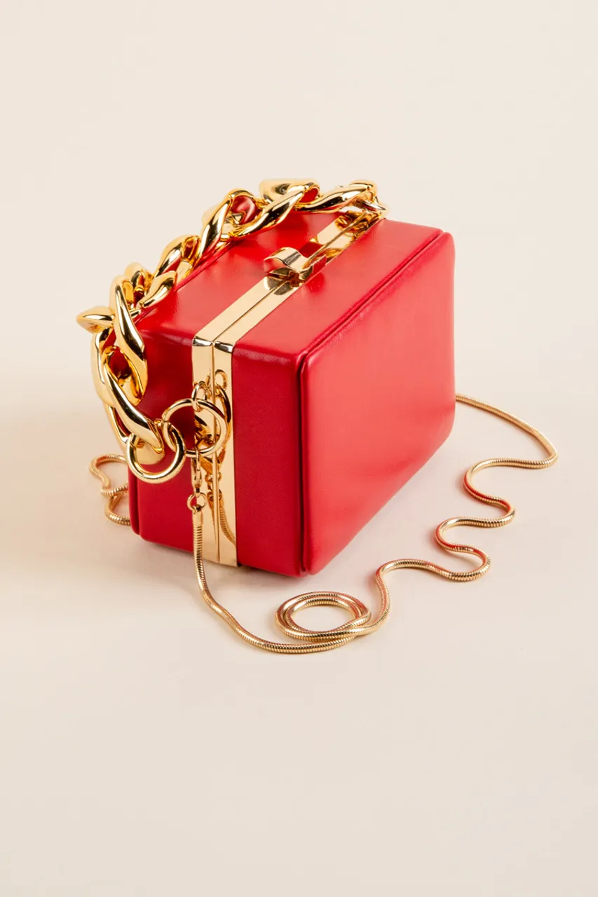 Morgan Chunky Chain Mini Clutch